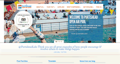 Desktop Screenshot of portisheadopenairpool.org.uk